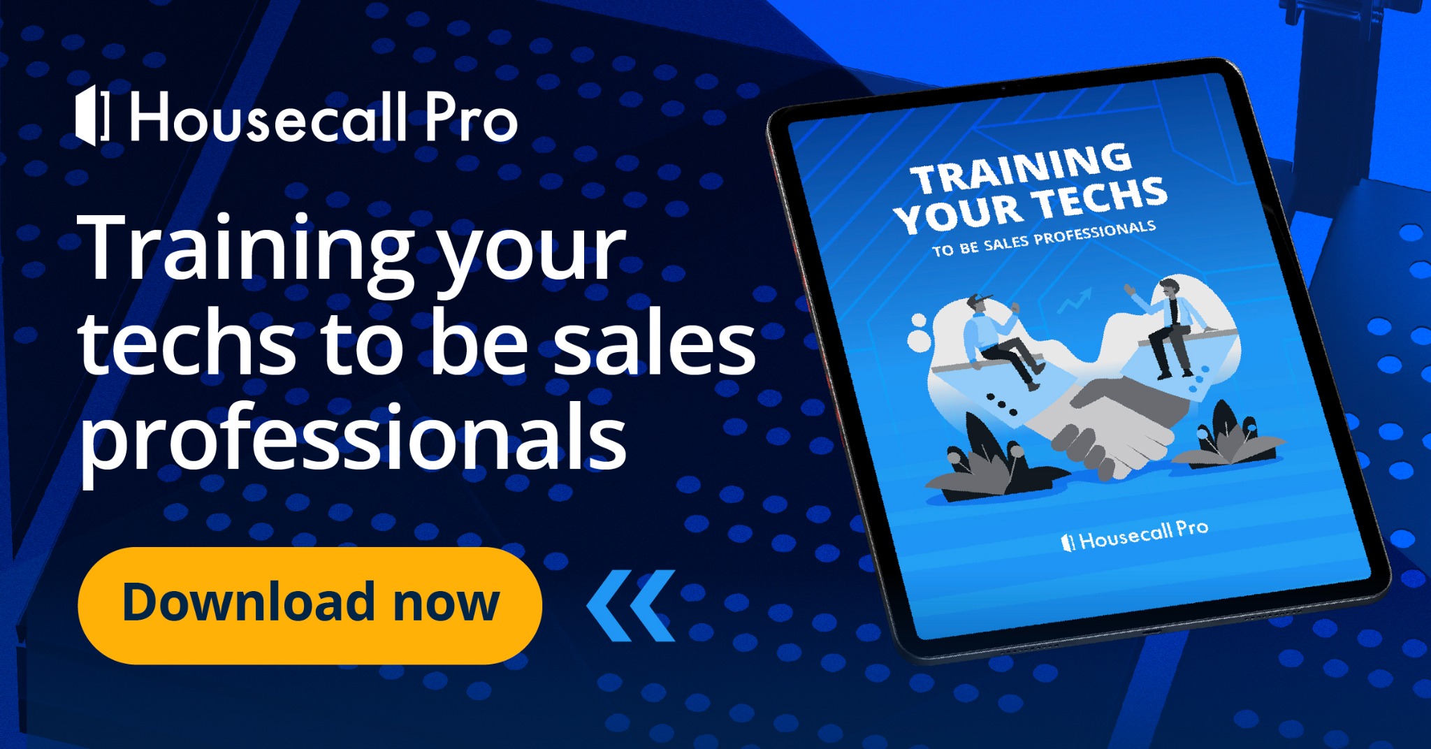 Housecall Pro Facebook ad: Equip Home Service Techs with Sales Skills