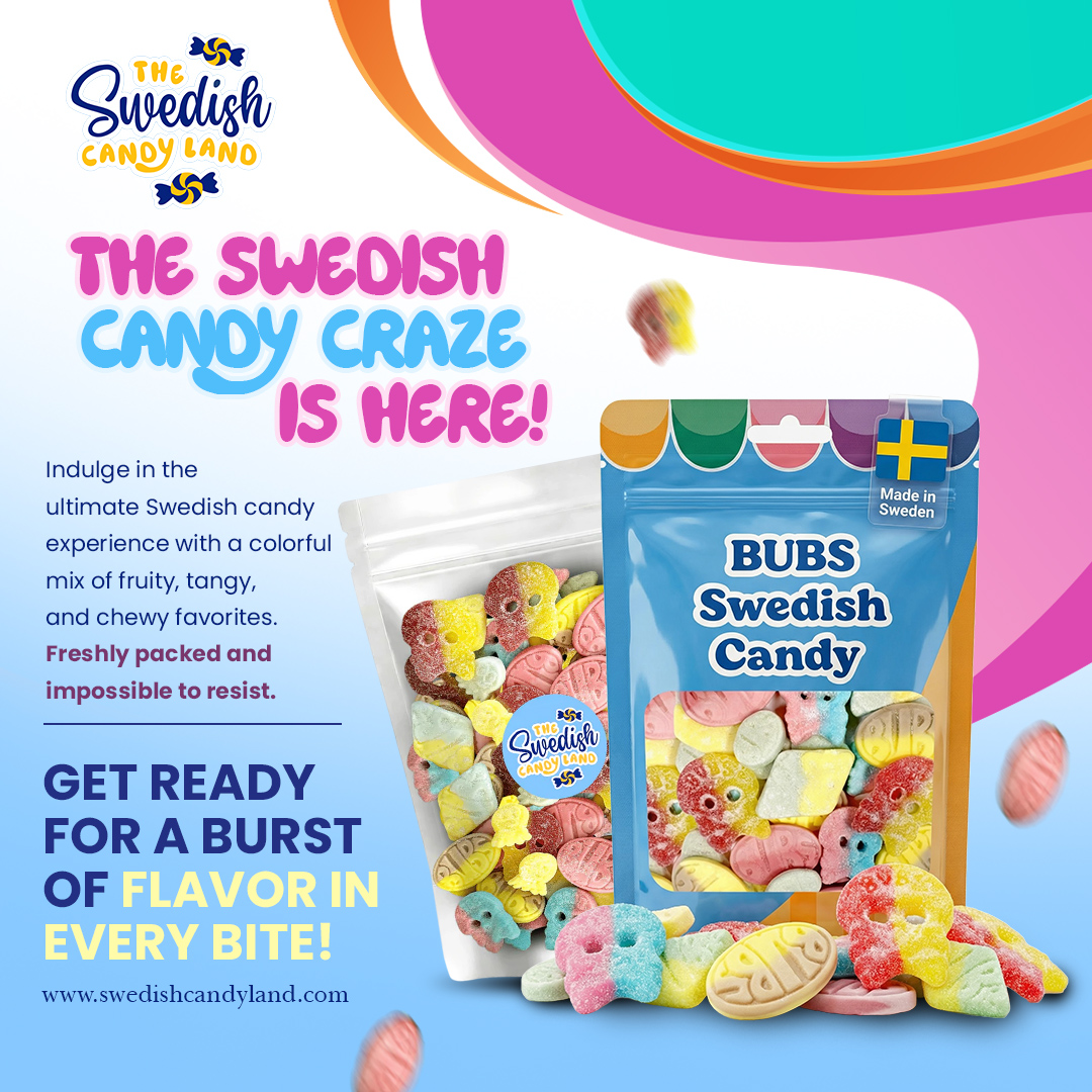 Swedish Candy Land Facebook ad