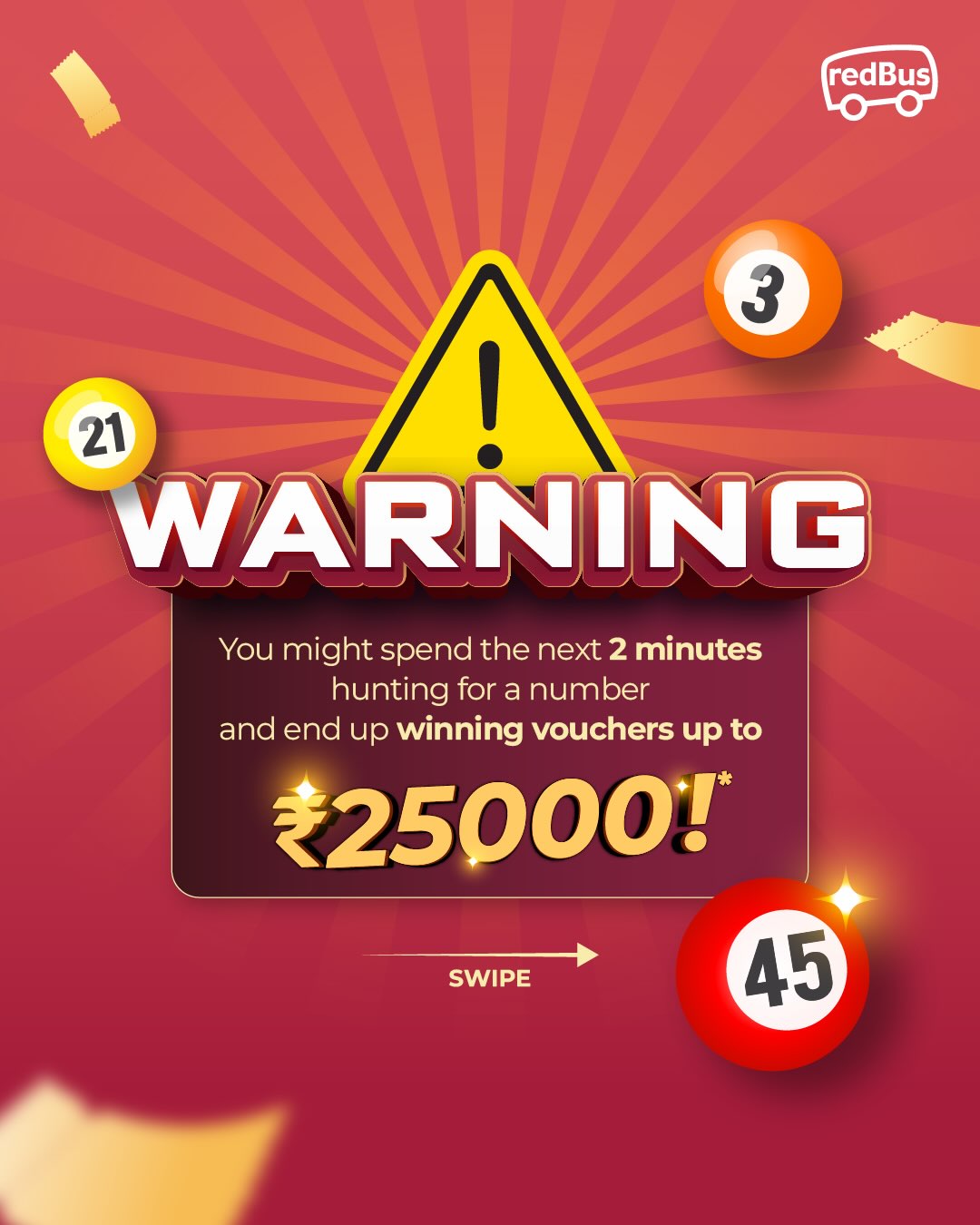 redBus Facebook ad