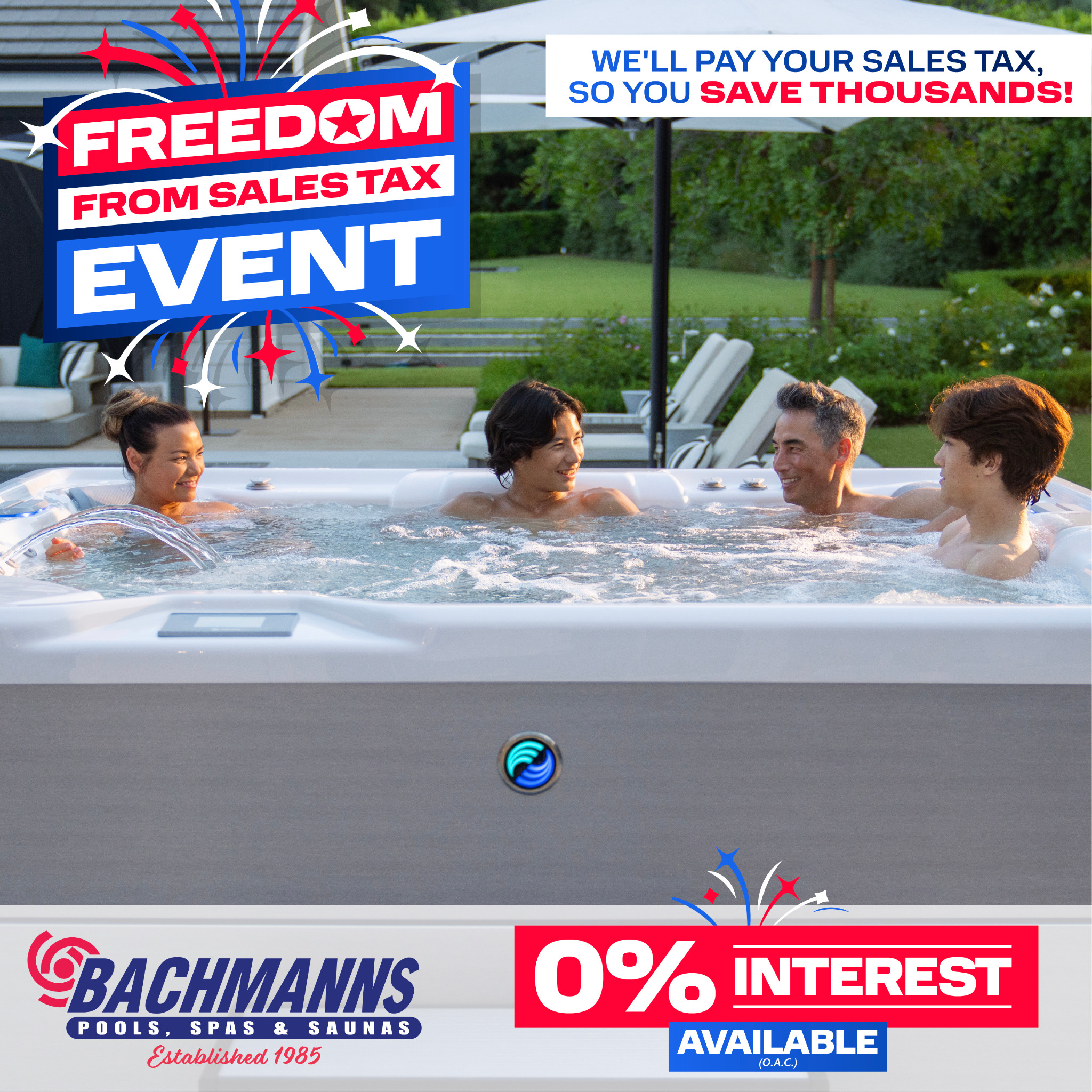 Bachmann Pools & Spas, LLC Facebook ad