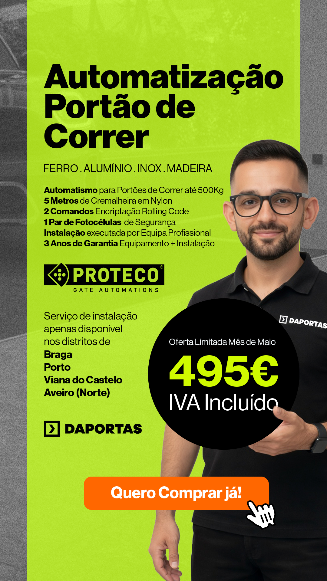 daportas.pt Facebook ad from May 26, 2026