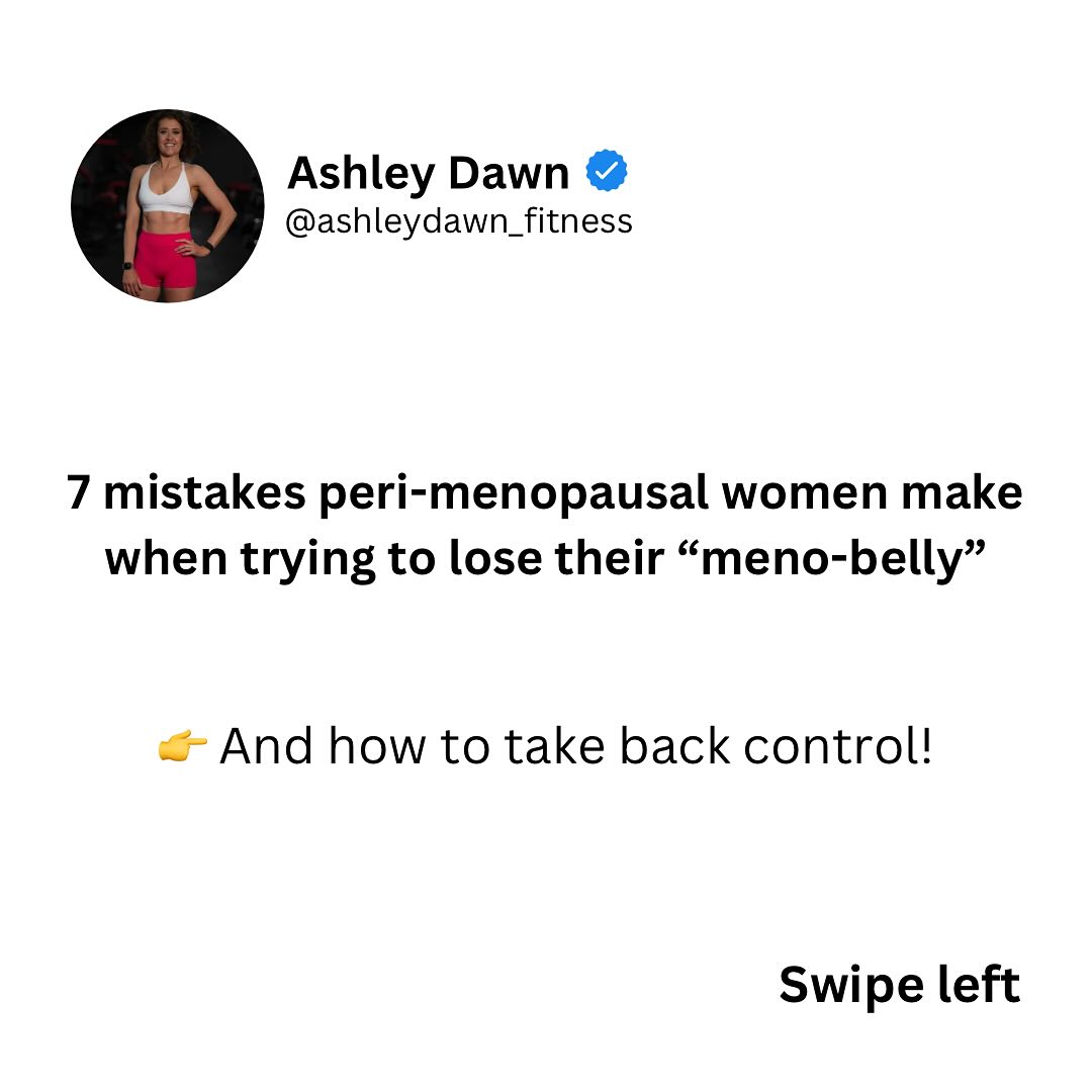 Ashley Dawn Fitness Facebook ad: Hit the follow button for more advice on…