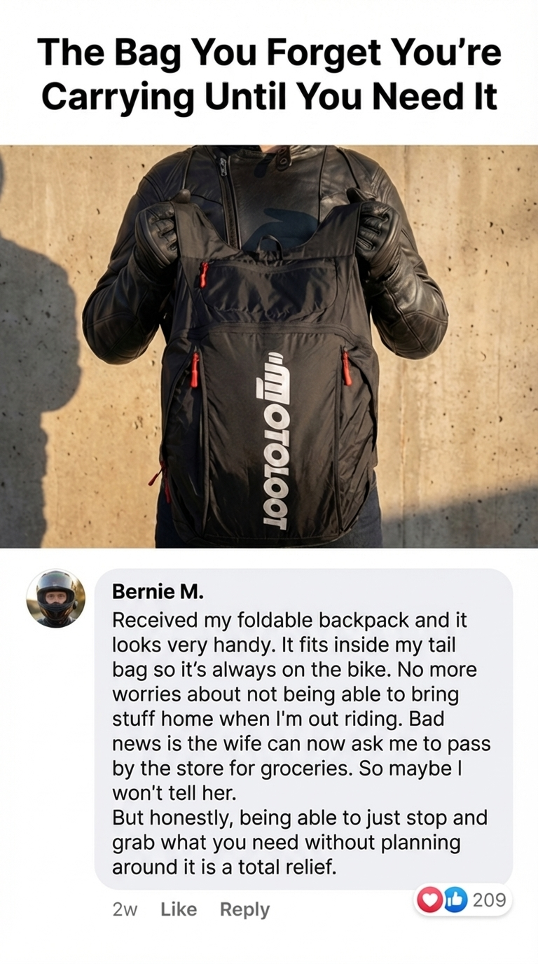 MotoLoot Facebook ad