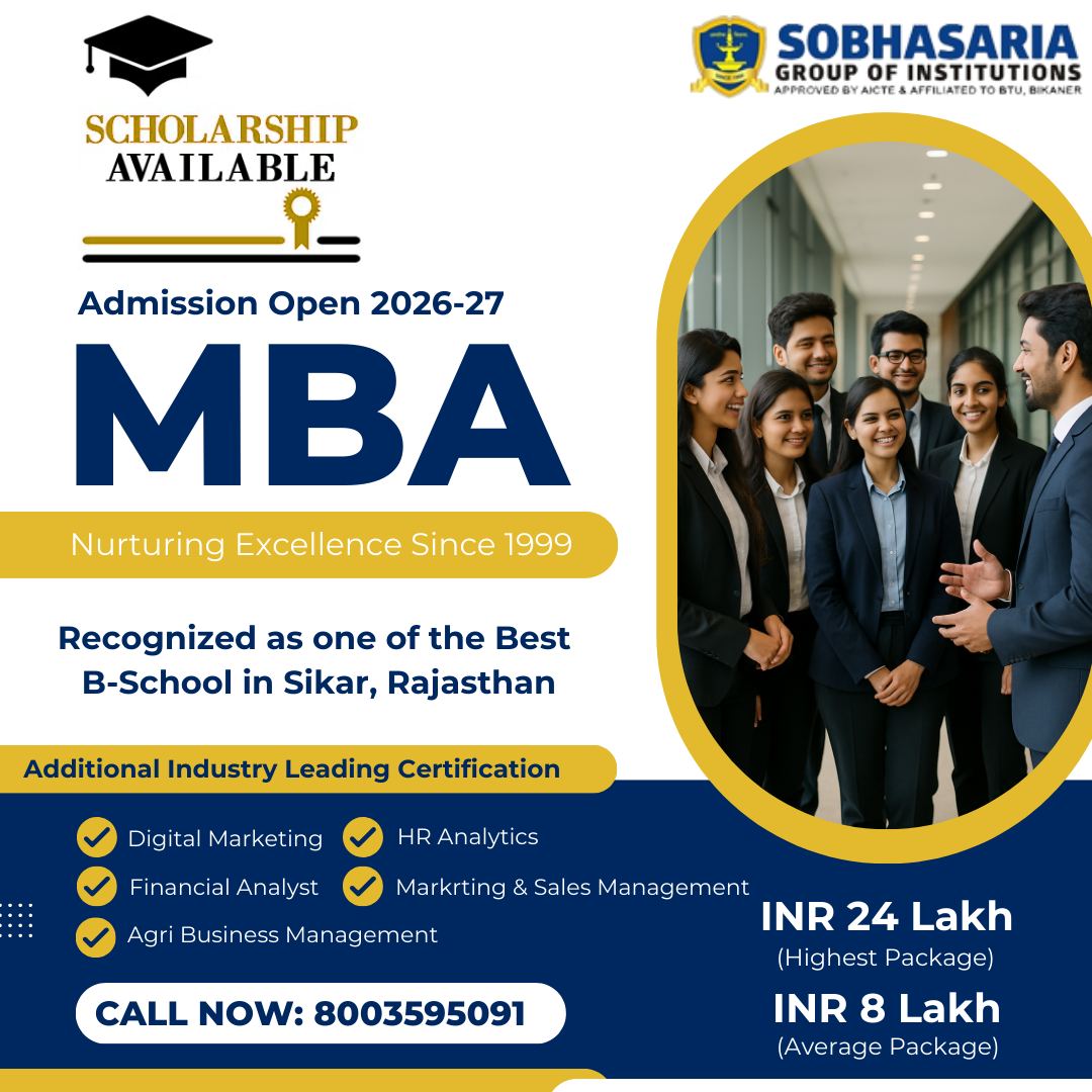Sobhasaria Group of Institutions Facebook ad