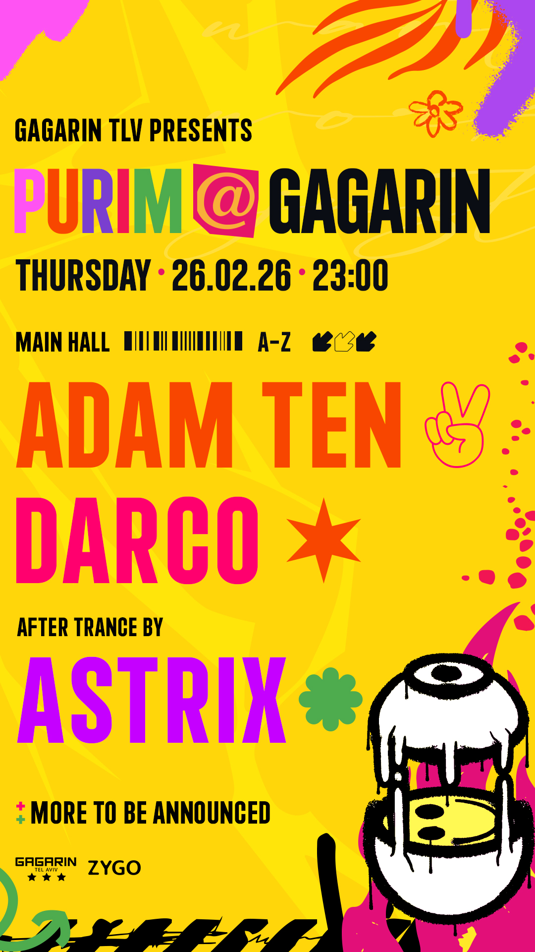 Gagarin club TLV - גגרין Facebook ad from Jan 4, 2026