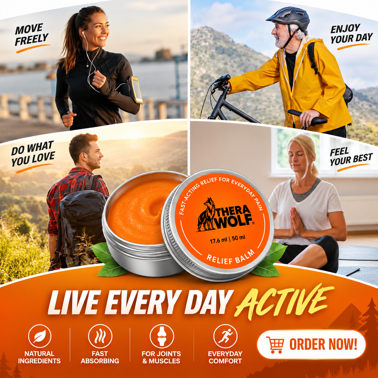 Joint Relief Balm Facebook ad