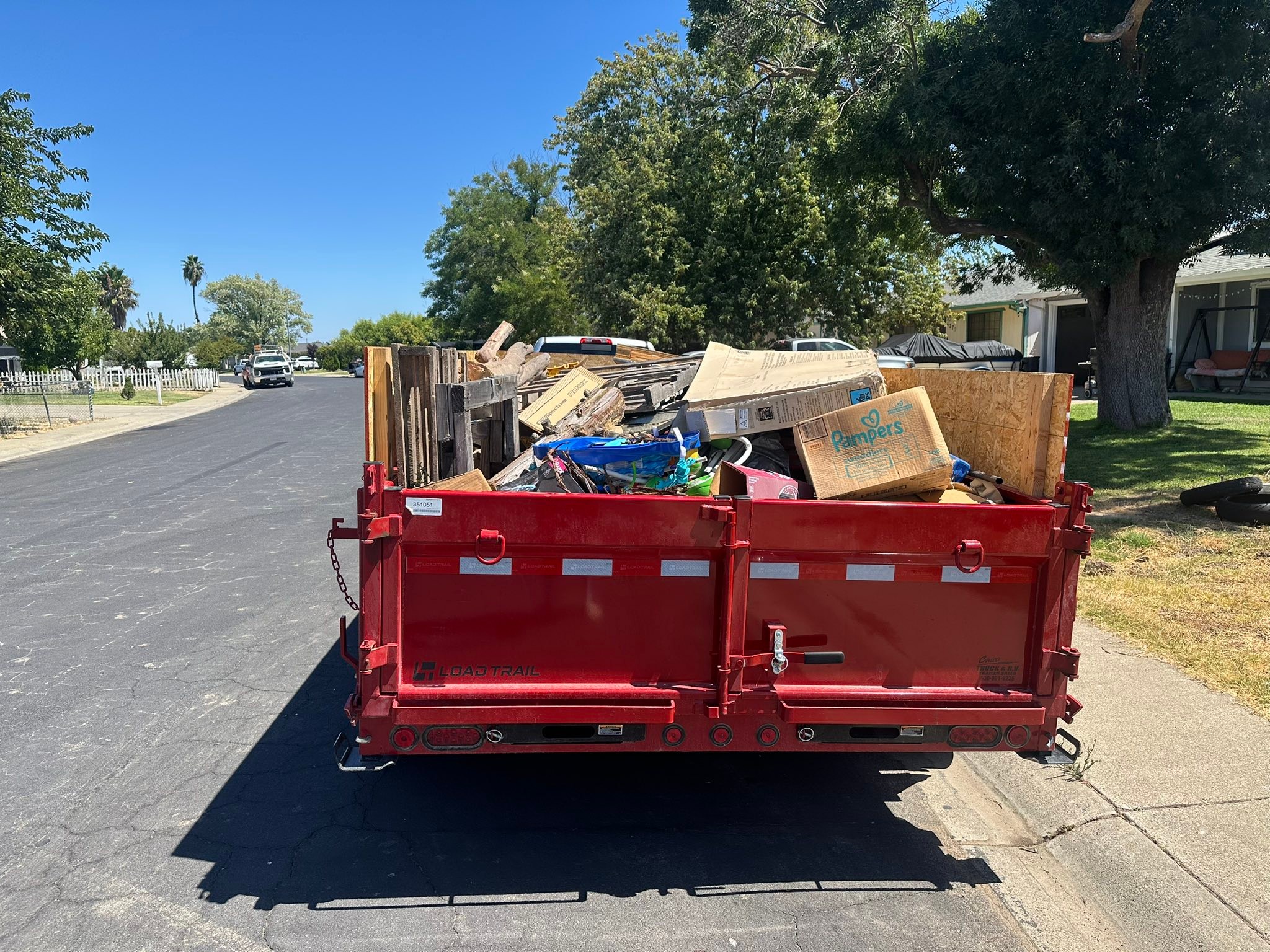 Morhardt’s Waste & Removal Facebook ad: Another successful job, another happy customer!