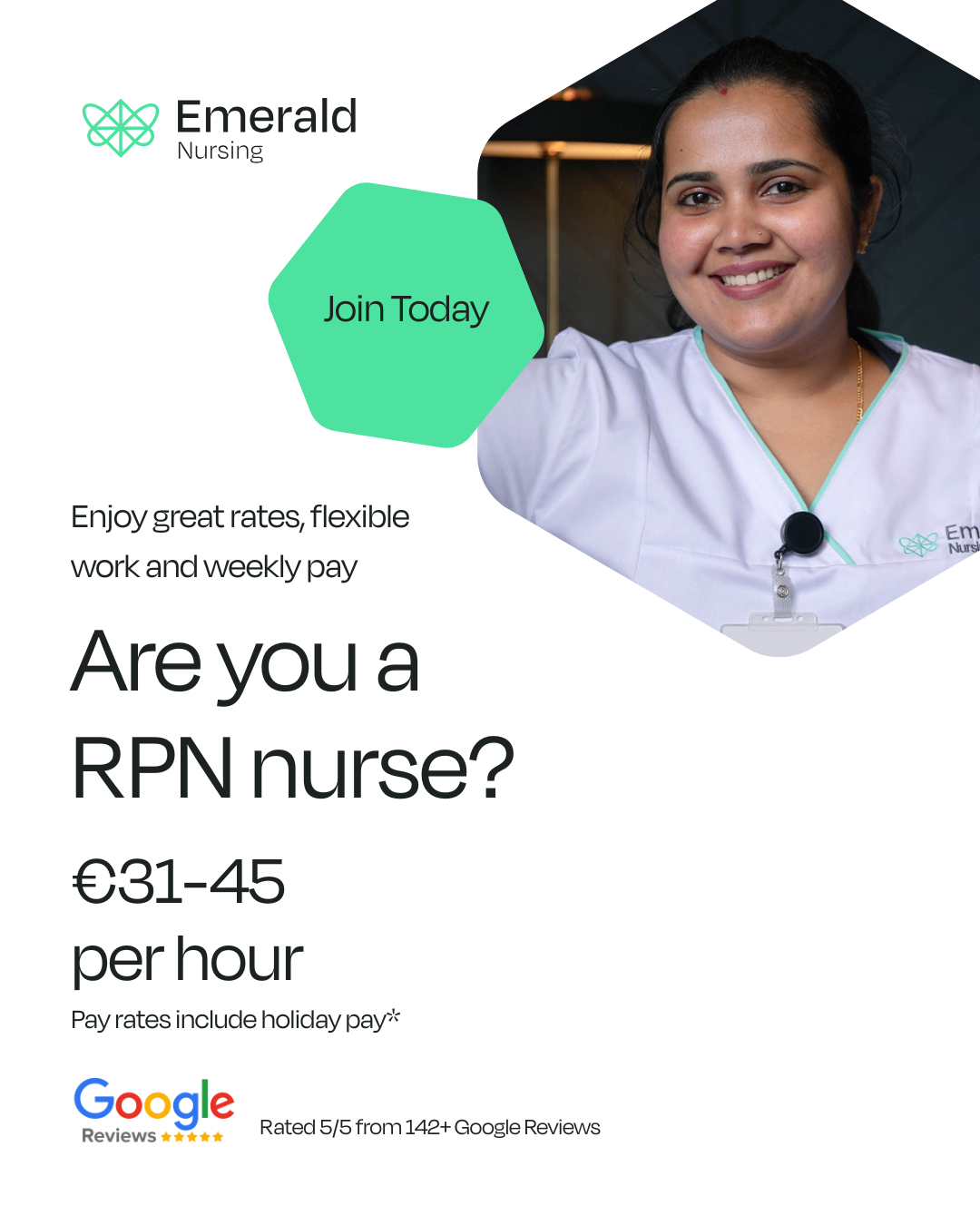 Emerald Nursing Facebook ad