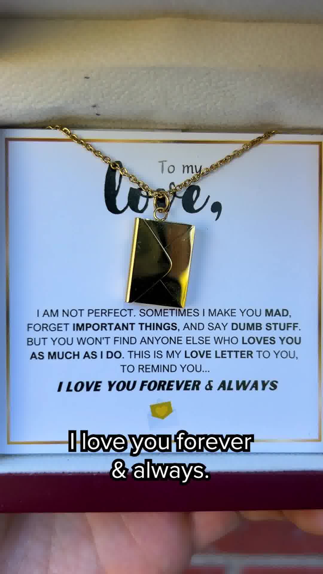 Ziella Facebook ad: Your love letter for her