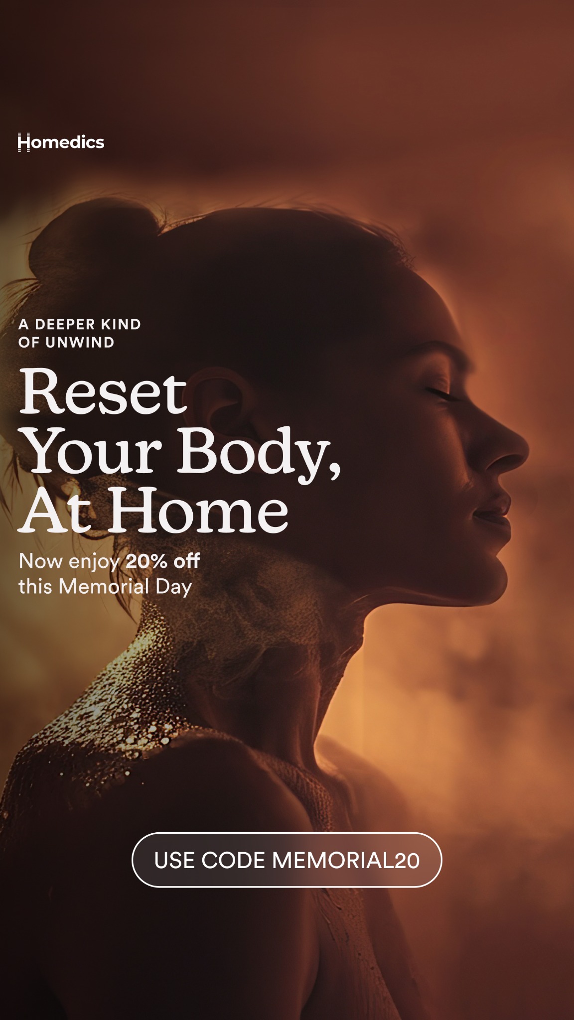 Homedics Facebook ad