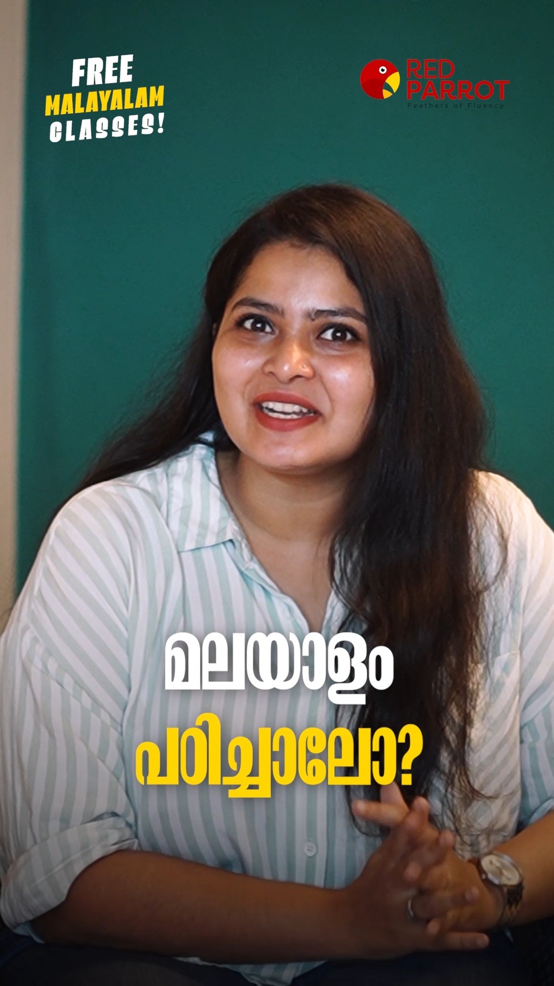 Red Parrot Language School Facebook ad: മലയാളത്തിൽ നിങ്ങളുടെ കുട്ടികൾ കഷ്ടപ്പെടുന്നുണ്ടോ?