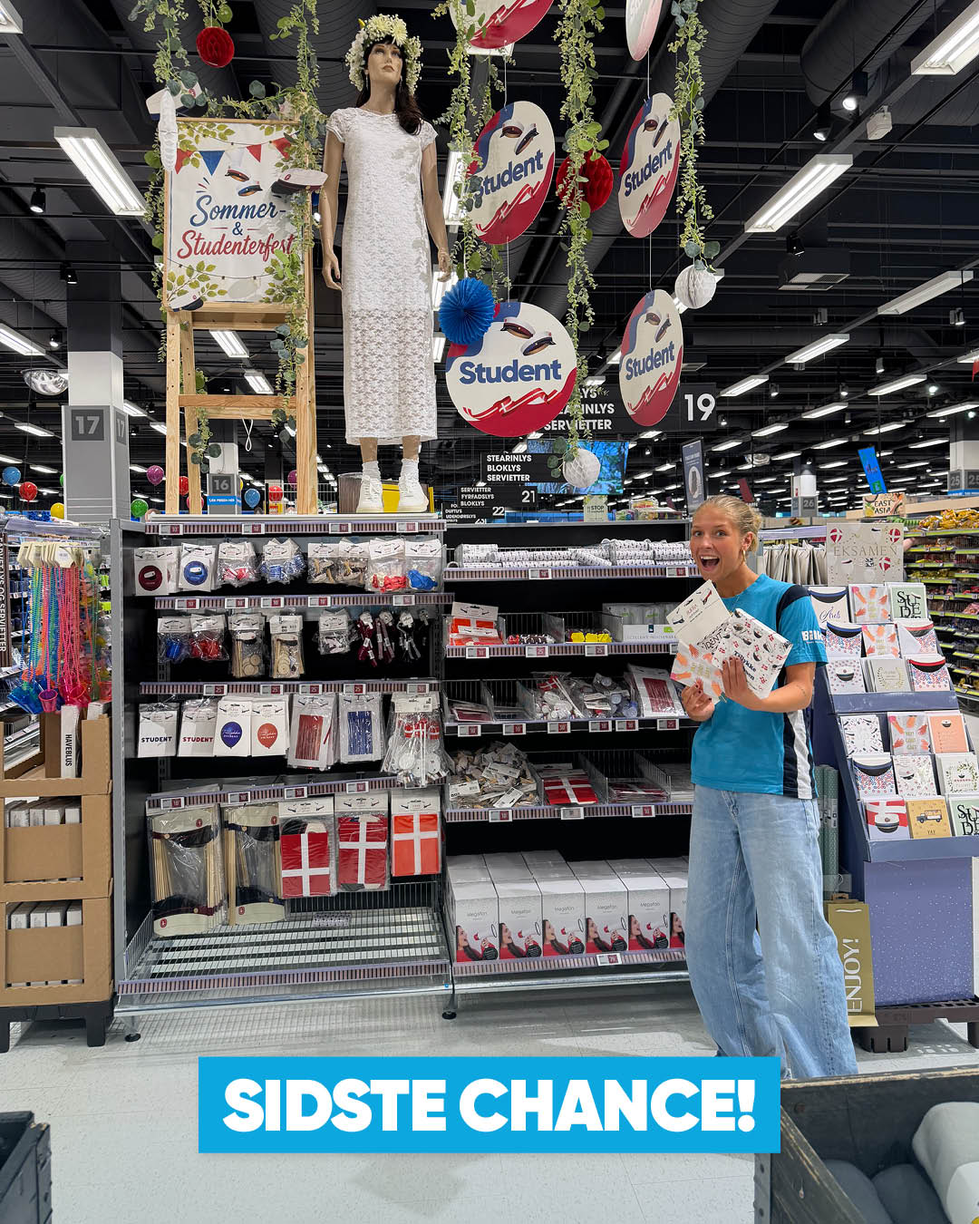 Bilka Facebook ad: Se mere i avisen