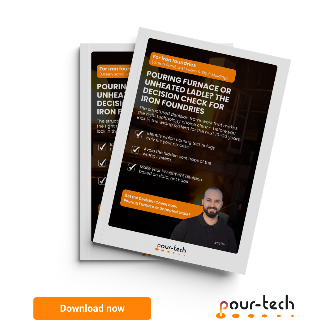 pour-tech AB Facebook ad: Free Report for Iron Foundries