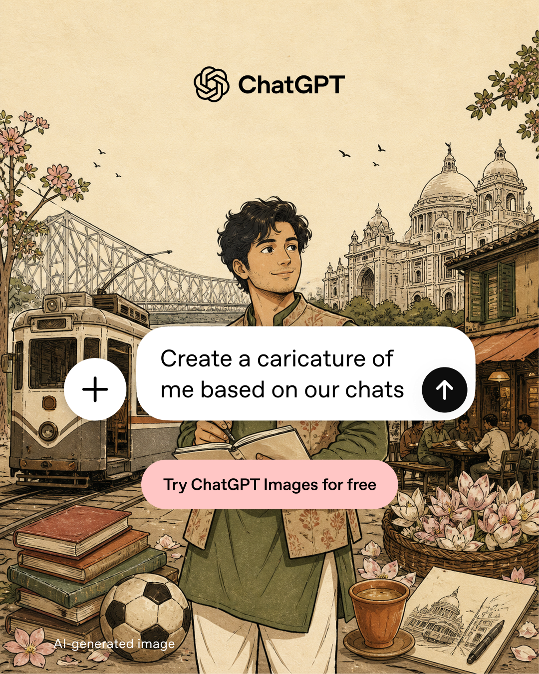 ChatGPT Facebook ad