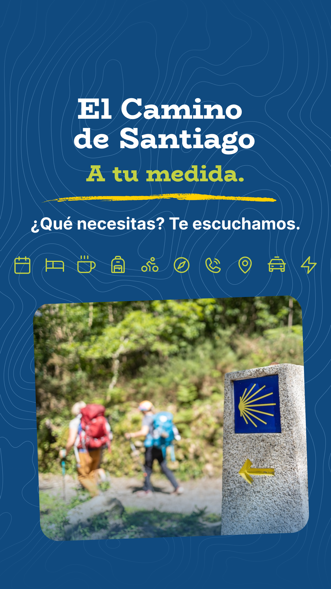 Pilgrim Camino de Santiago Facebook ad from Jul 24, 2026