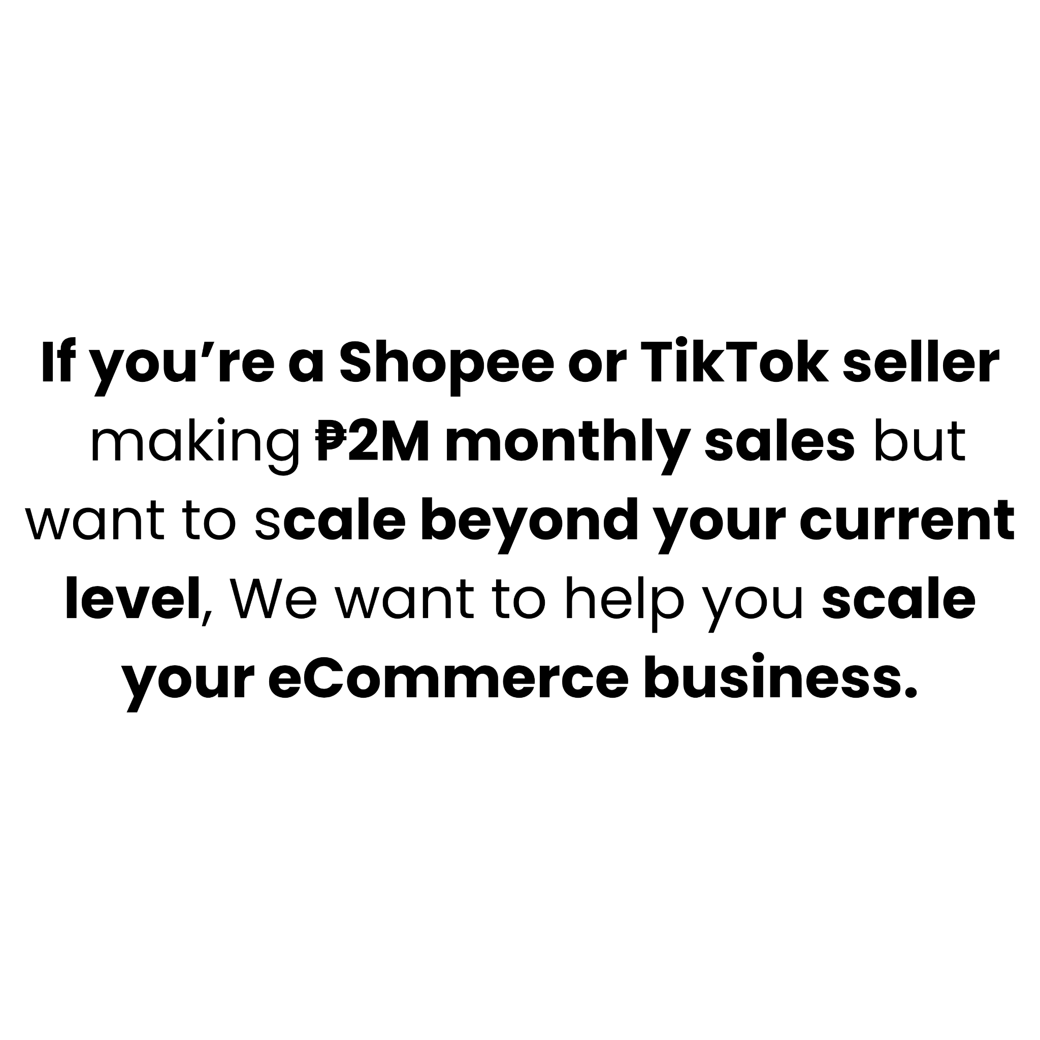 ECOM Accelerator Facebook ad