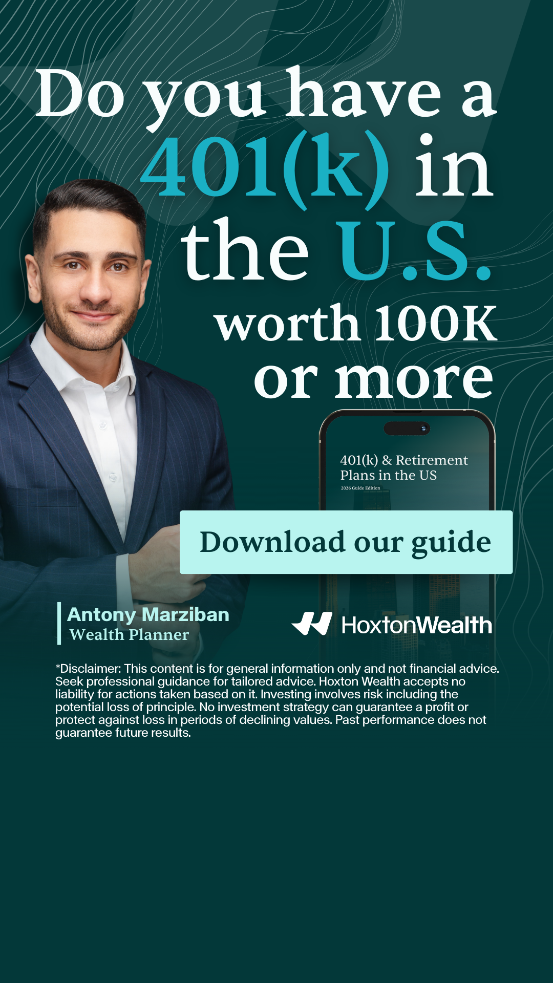 Hoxton Wealth USA Facebook ad
