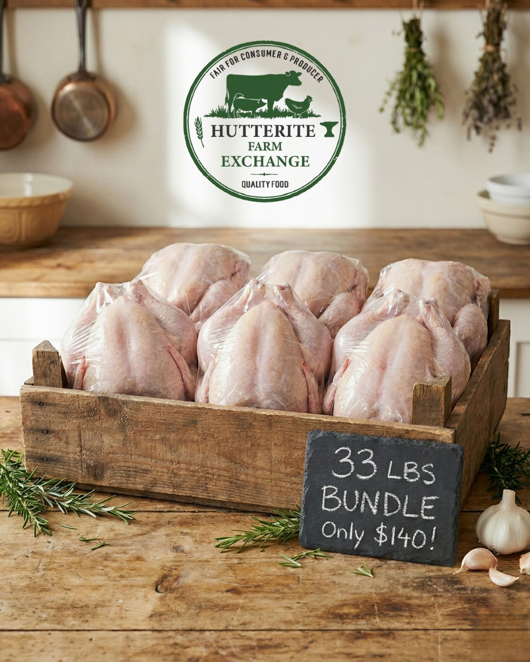 Hutterite Farm Exchange Facebook ad from Mar 22, 2026