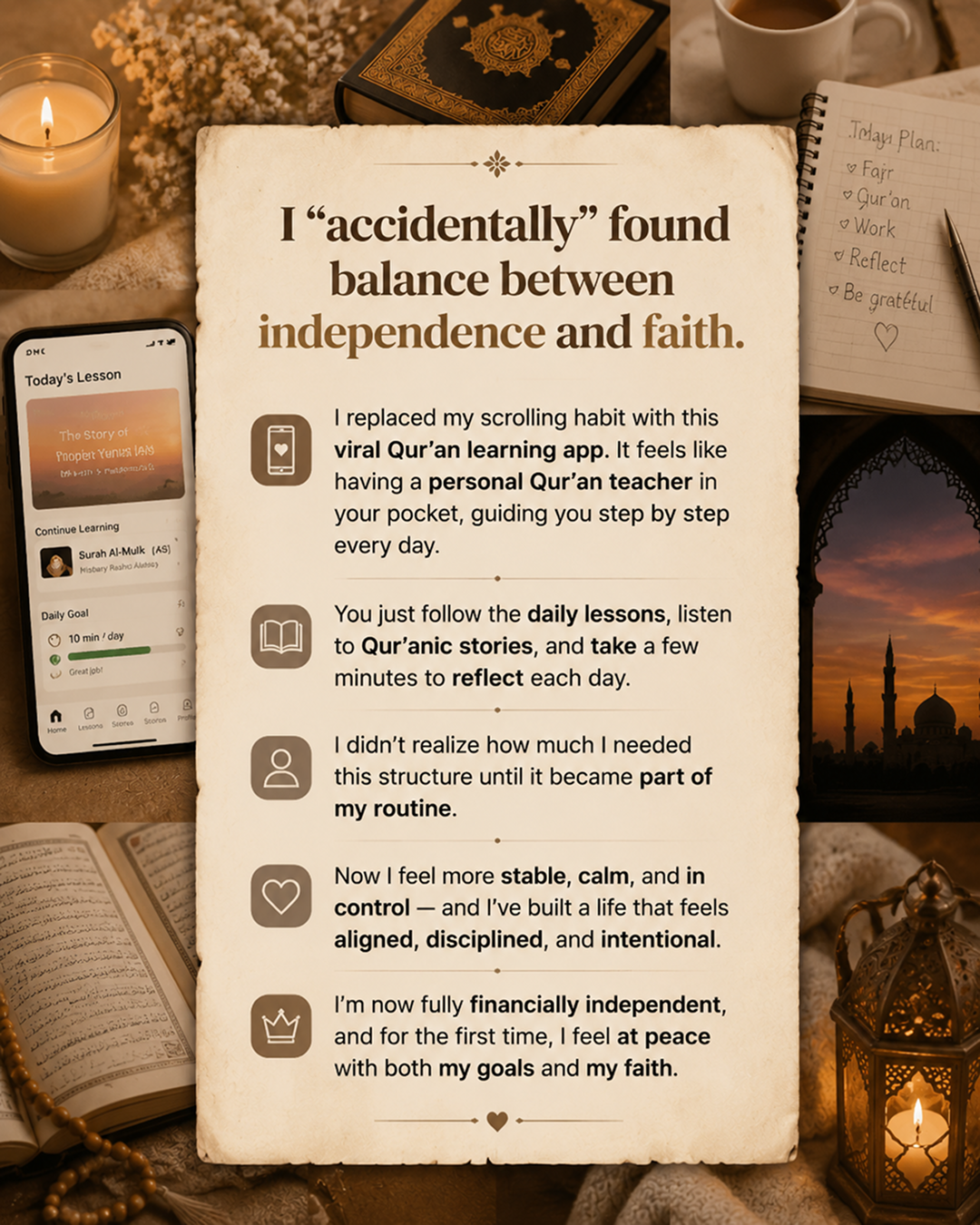 Imam Advice Daily Facebook ad
