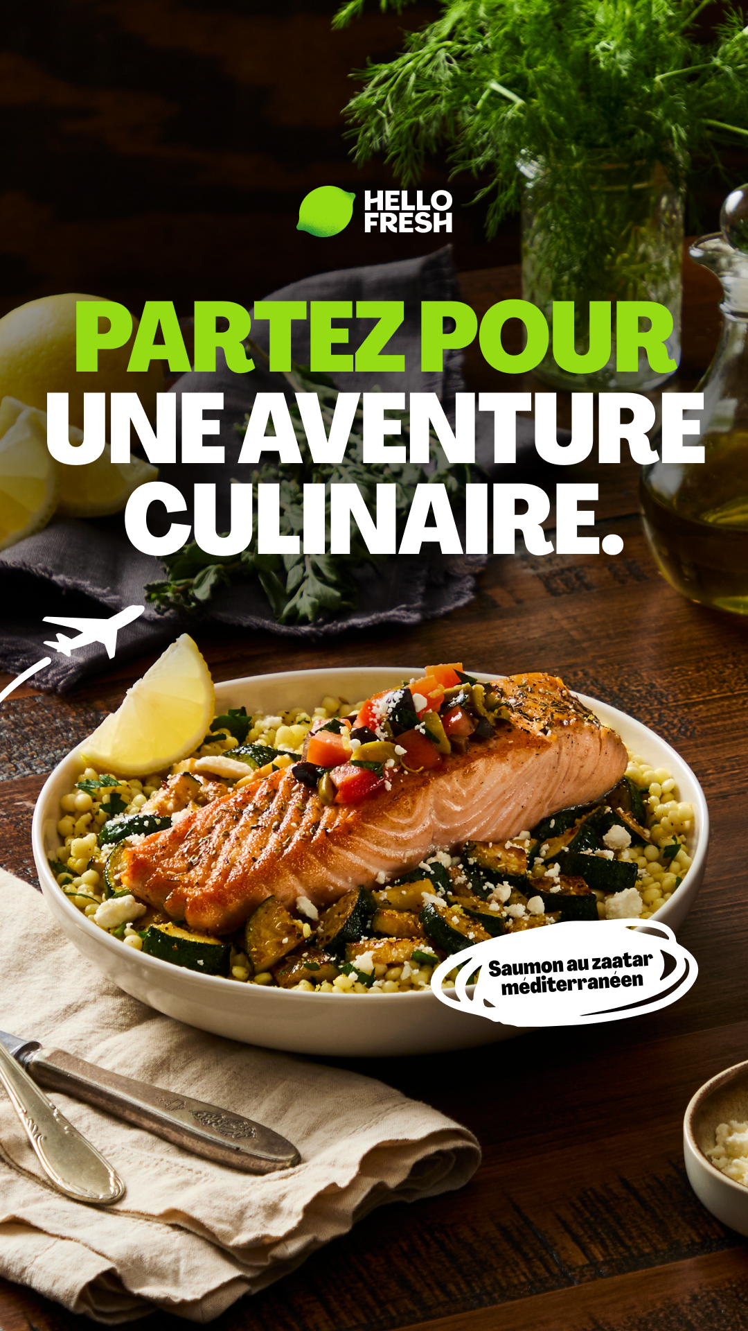 HelloFresh Facebook ad