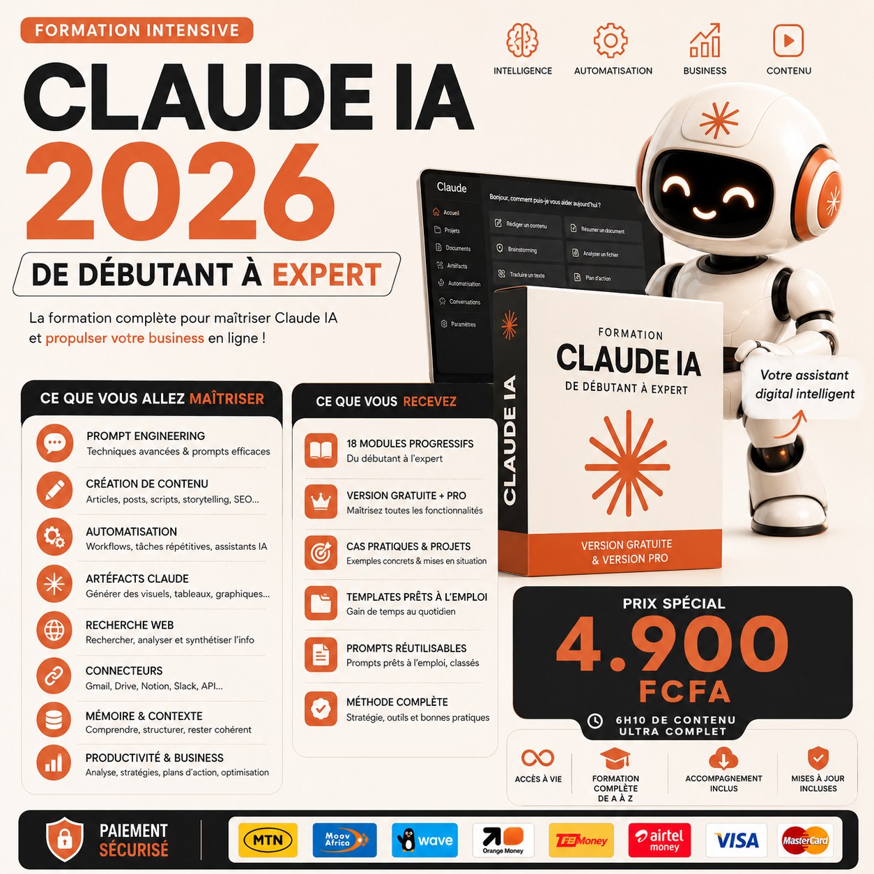 LeDéclic Facebook ad: Pendant que d'autres utilisent l'IA pour gagner du…