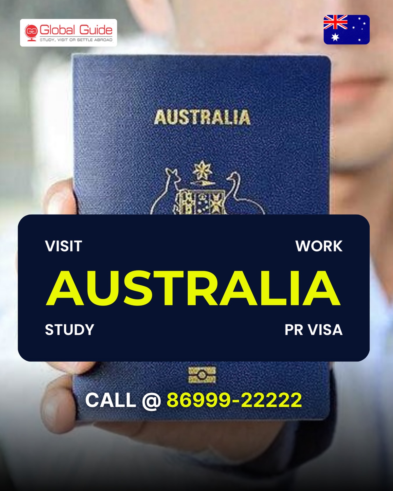 Global Guide Facebook ad: Apply your Australia visa today!