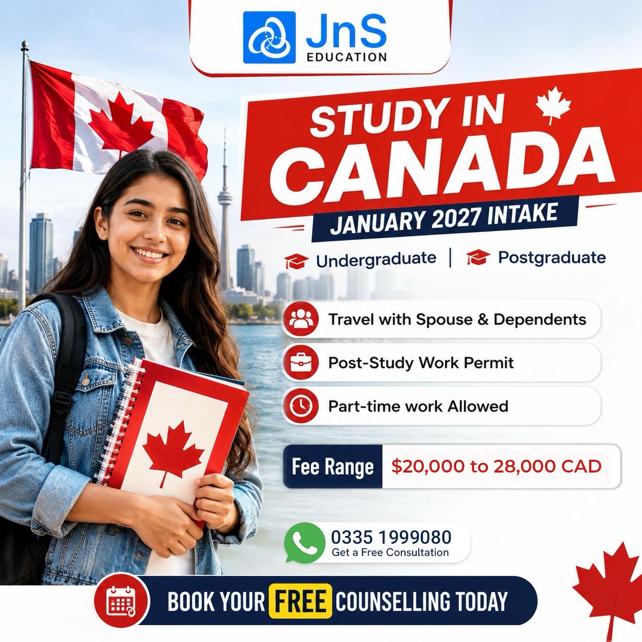 JnS Education - Study Abroad Facebook ad