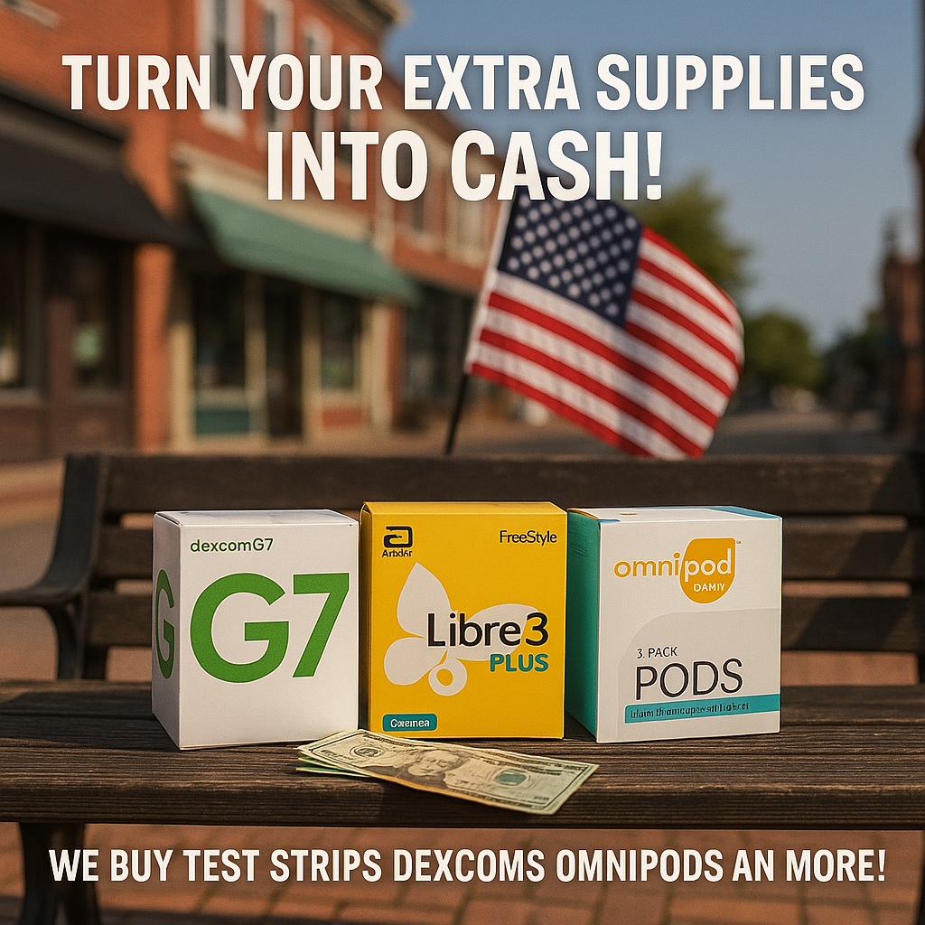 Upstate MedEx Facebook ad: Sell Your Diabetic Supplies Today!