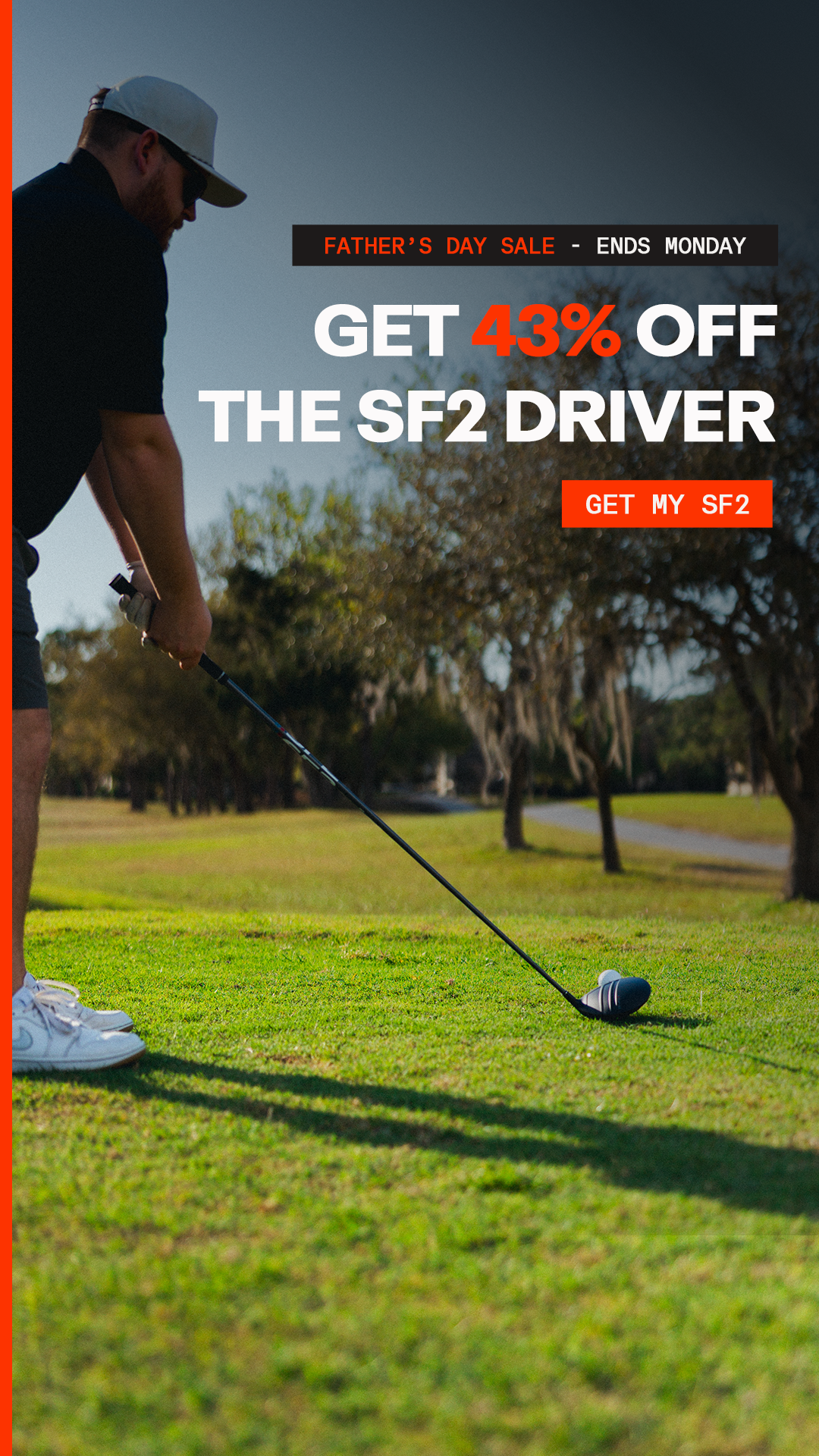 Performance Golf Facebook ad