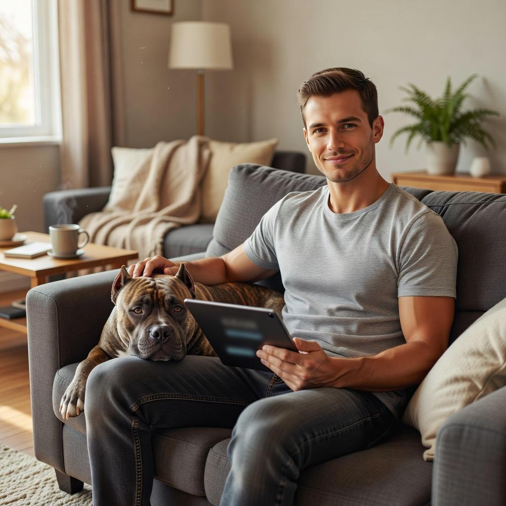SearchLynk Blueprint Facebook ad: Dog Insurance For American Bully.