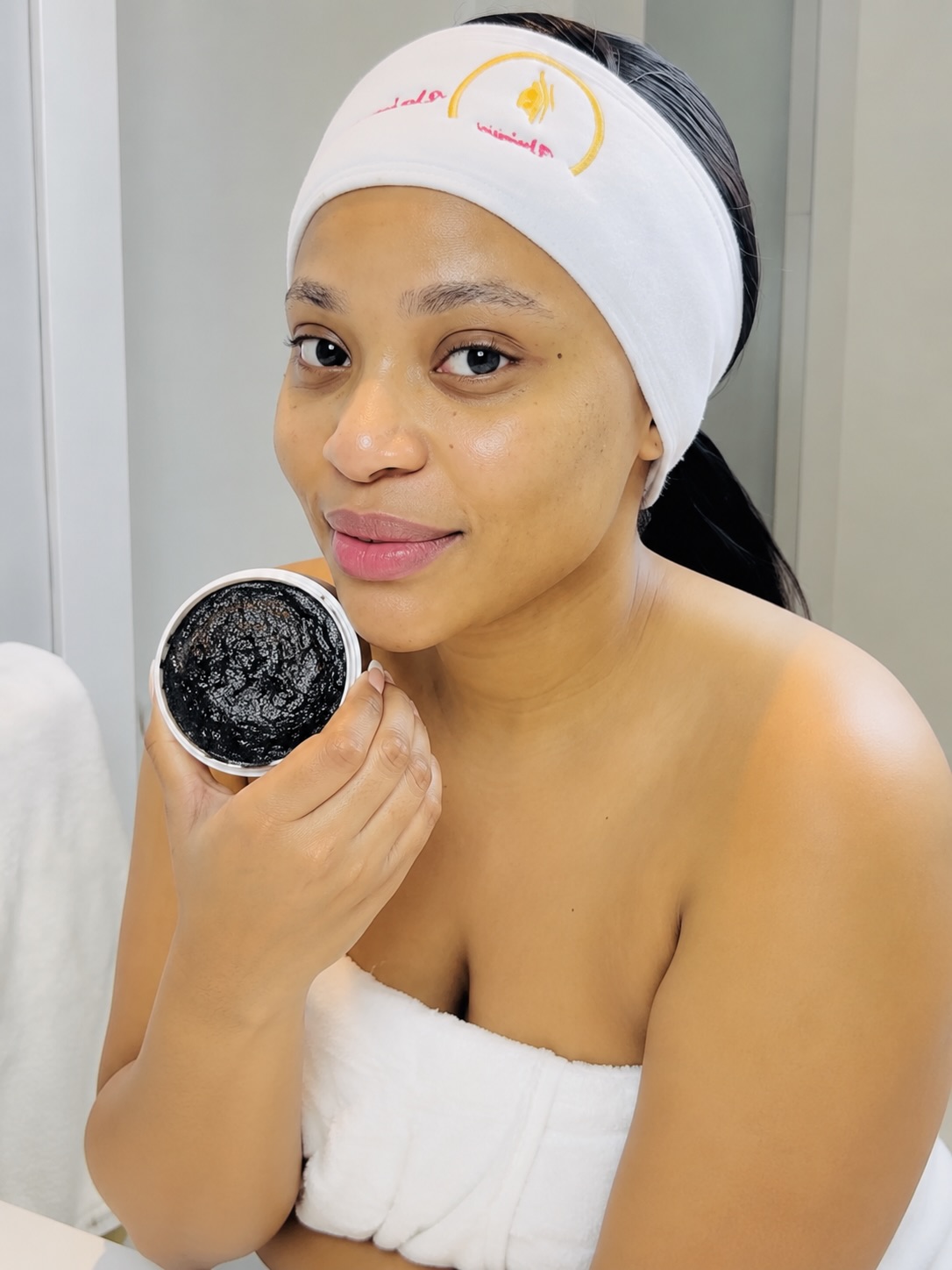 Unique Skin Solutions Facebook ad: Our most talked about 3D Whitening Organic Black…