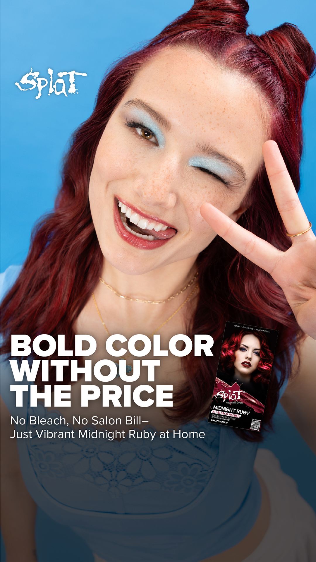 Splat Hair Color Facebook ad