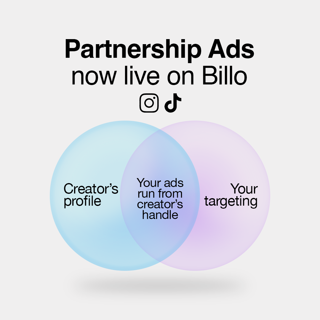 Billo Facebook ad