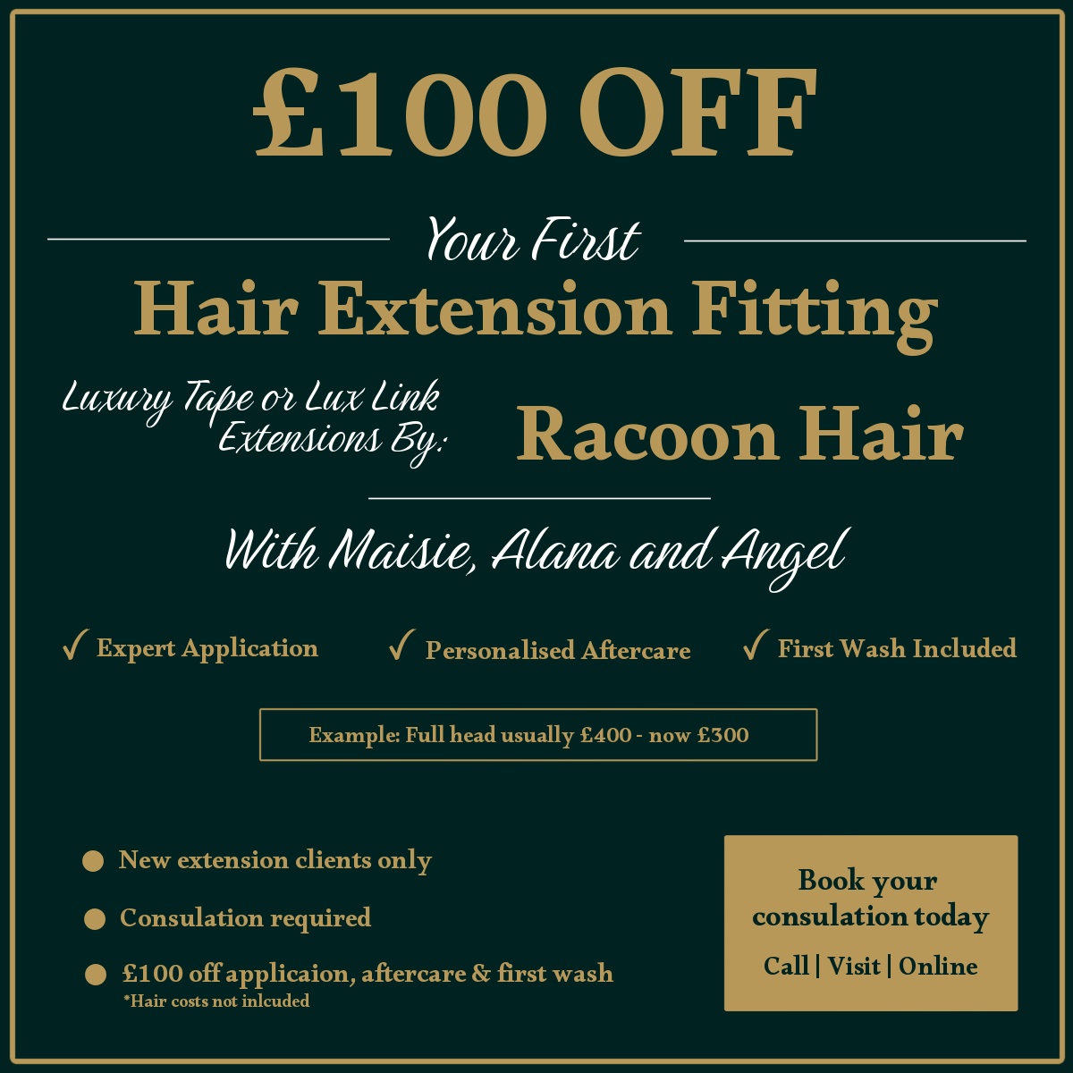 IW Hair & Beauty Academy Facebook ad