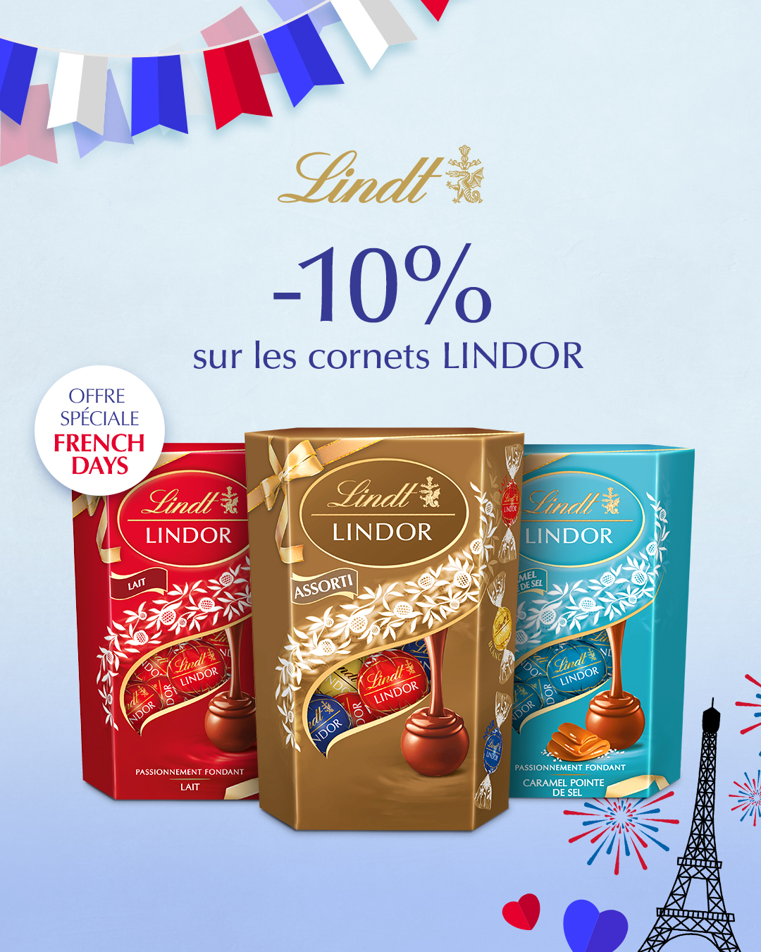 Lindt Facebook ad