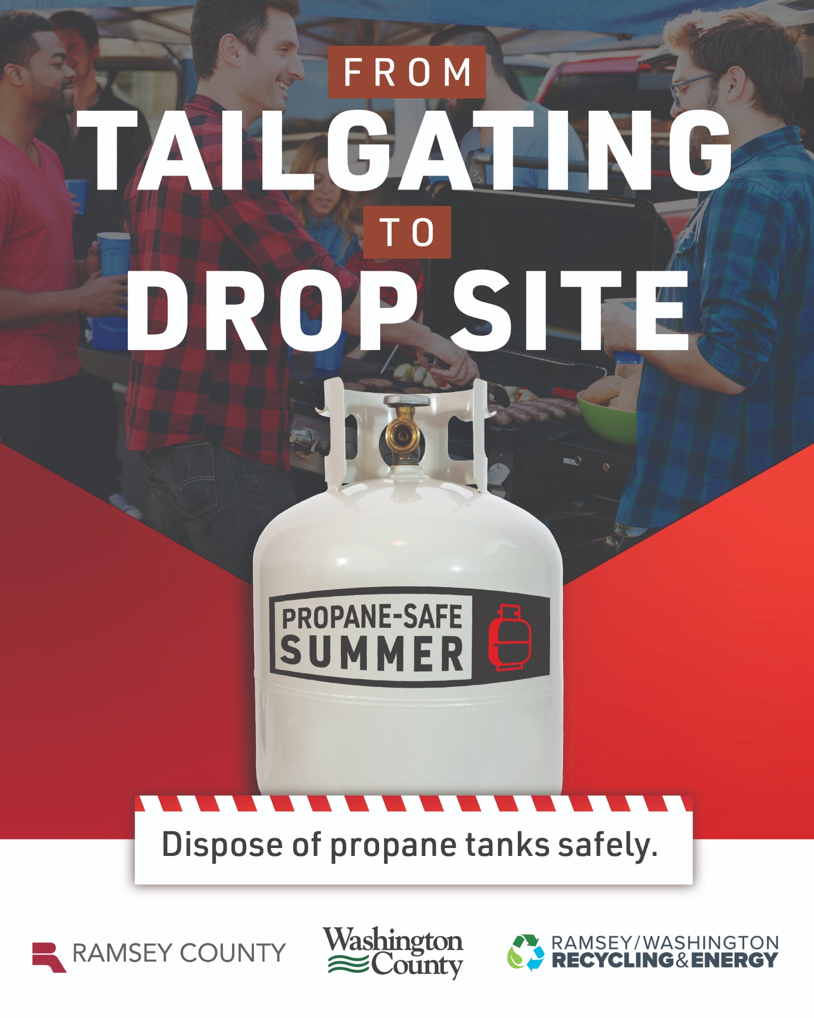 Ramsey County, Minnesota Facebook ad: Tailgating this season?