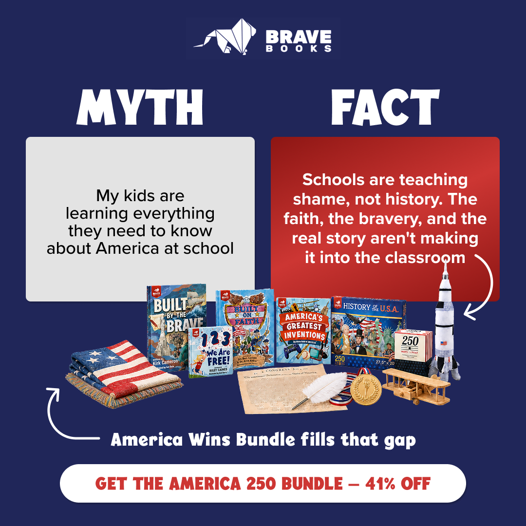 BRAVE Books Facebook ad
