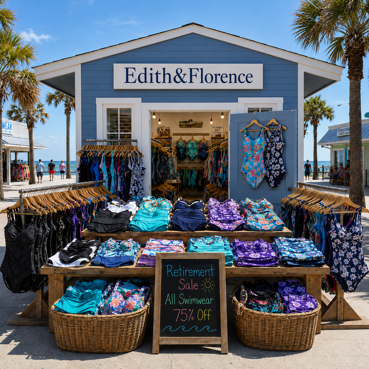 Edith&Florence Facebook ad: Sale ends Tonight