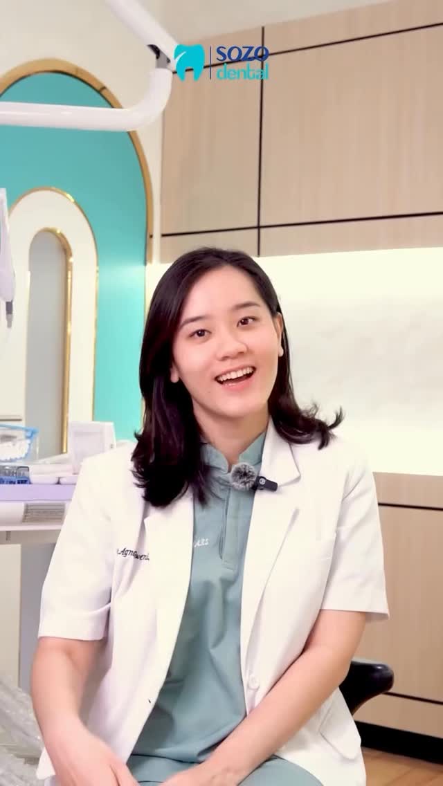 Sozo Dental Clinic Facebook ad: Pernah lihat ada garis hitam tipis di permukaan…