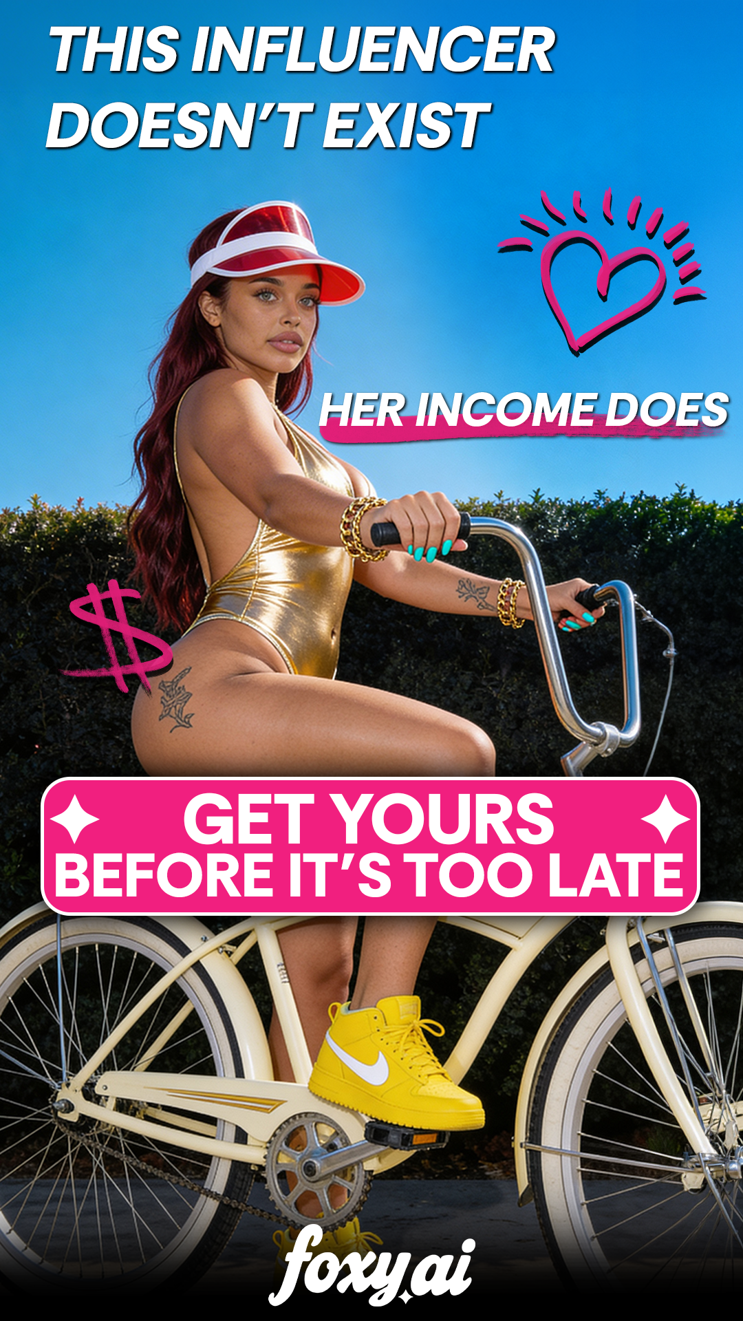 Foxy AI: Video & Photo Generator Facebook ad from Feb 25, 2026