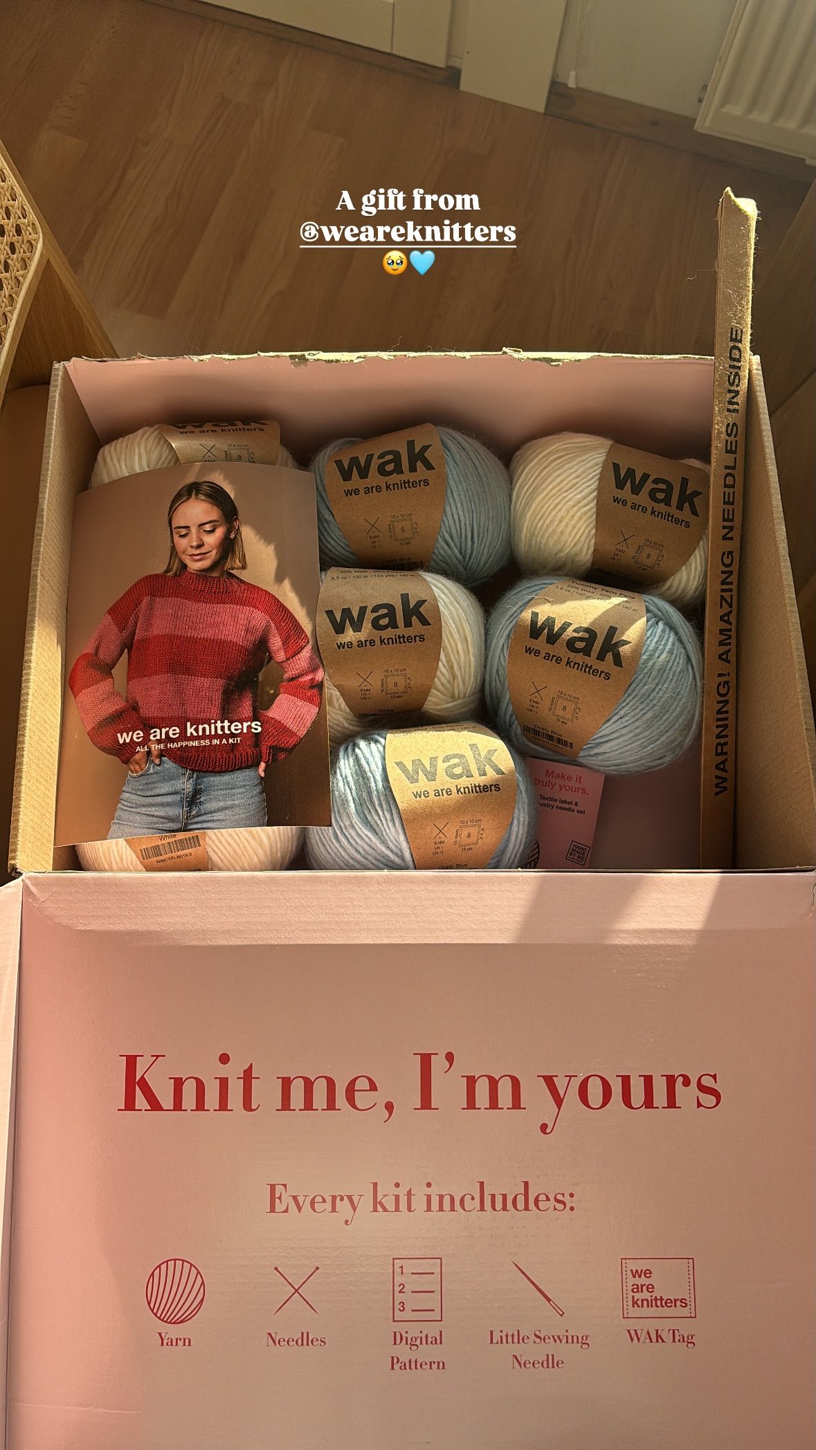 We Are Knitters Facebook ad: Start Knitting