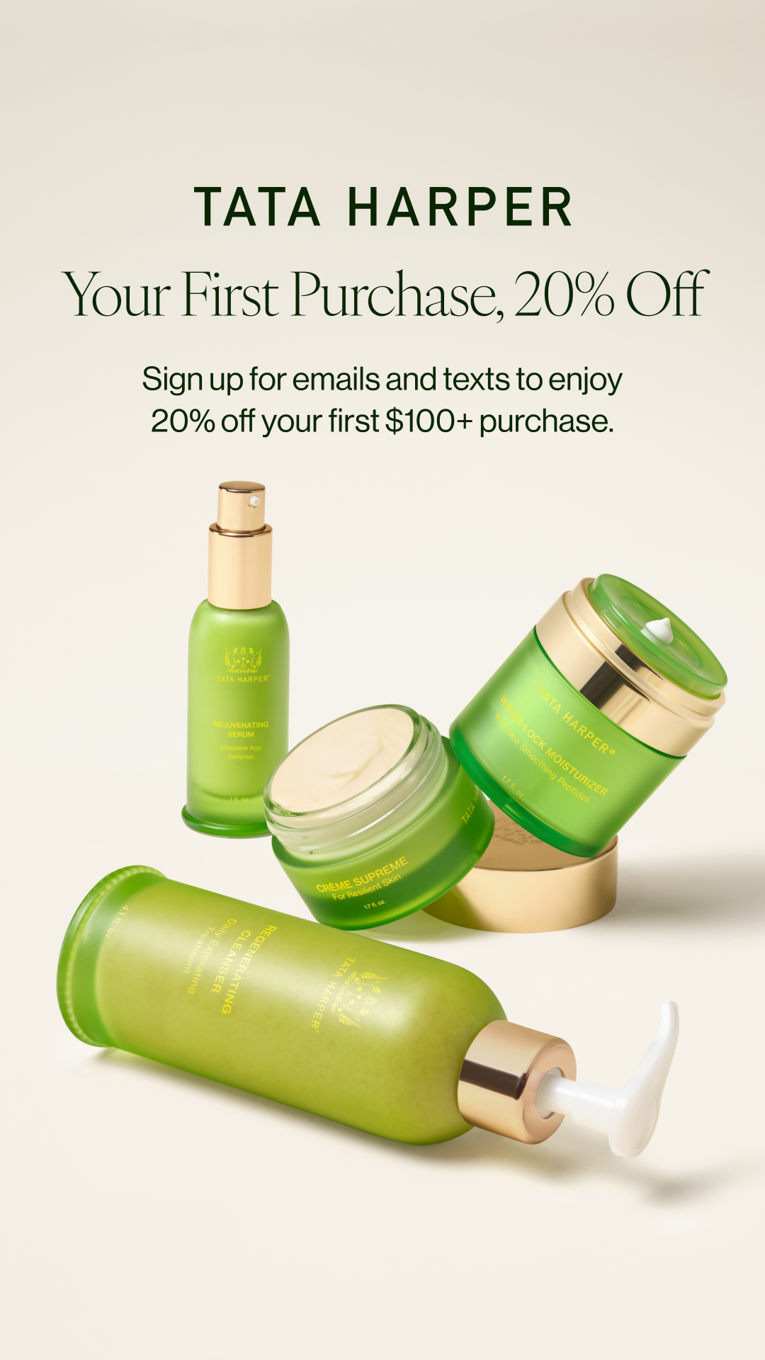 Tata Harper Skincare Facebook ad