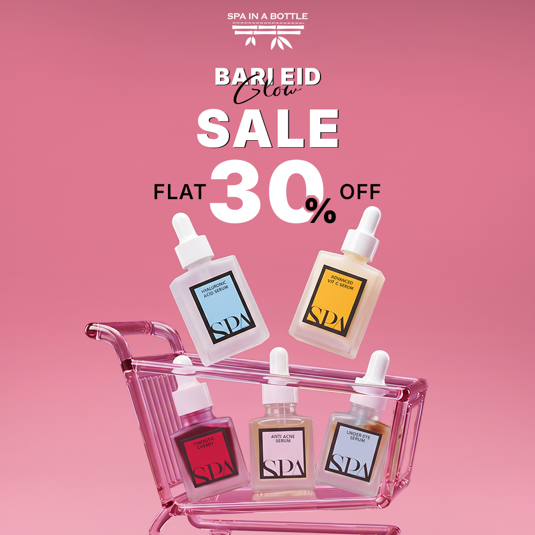 Spa in a Bottle Facebook ad: Bari Eid Glow Sale is LIVE!