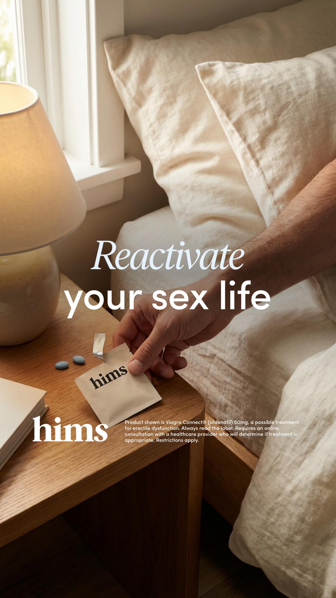 hims Facebook ad