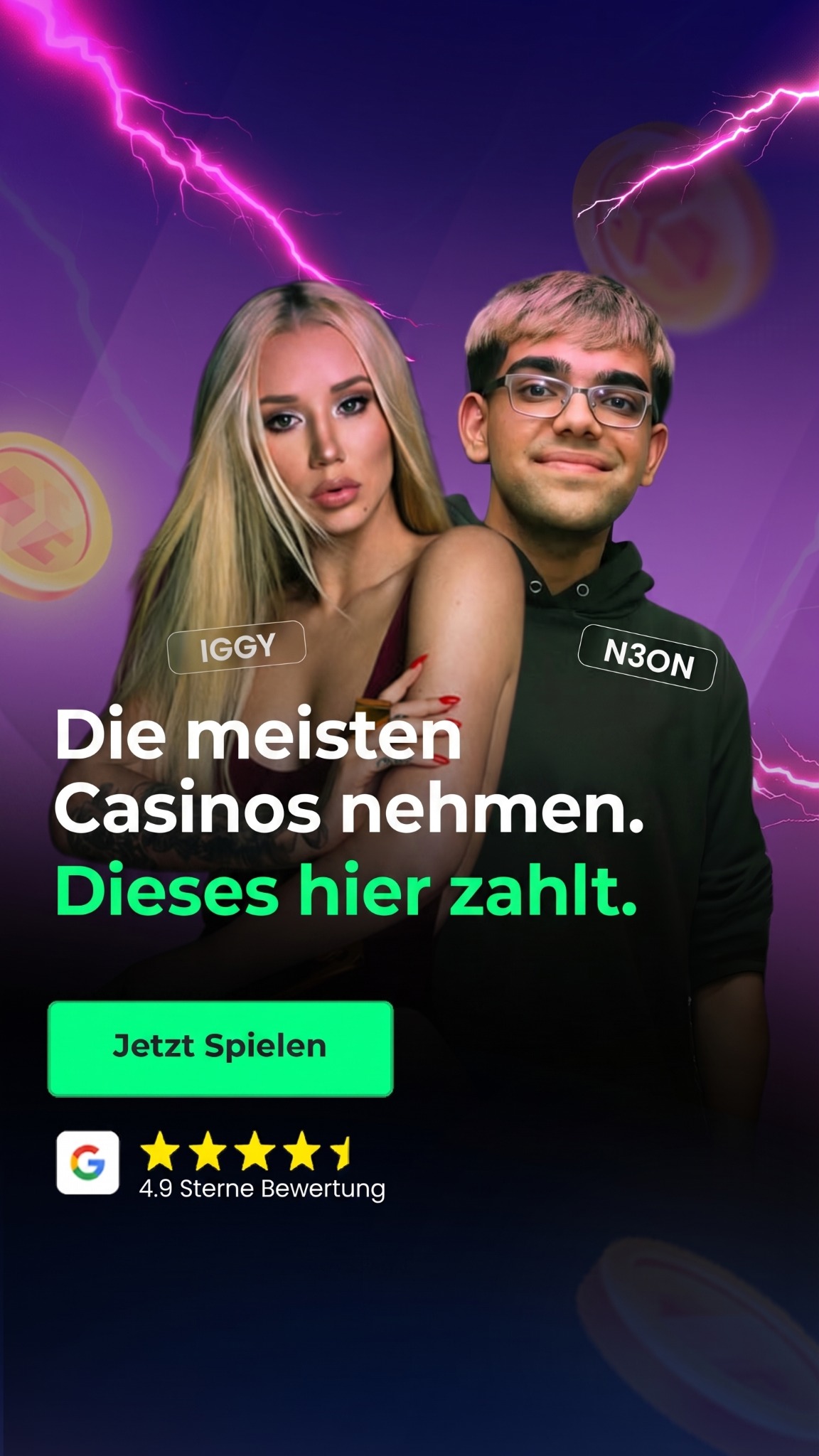 Gamdom Facebook ad from Apr 20, 2026