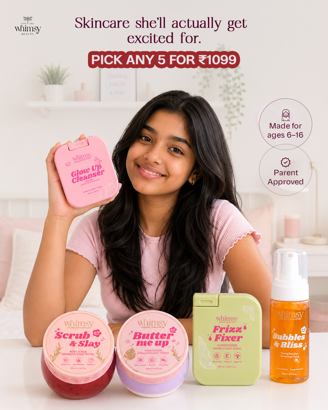 Whimsy Beauty Facebook ad