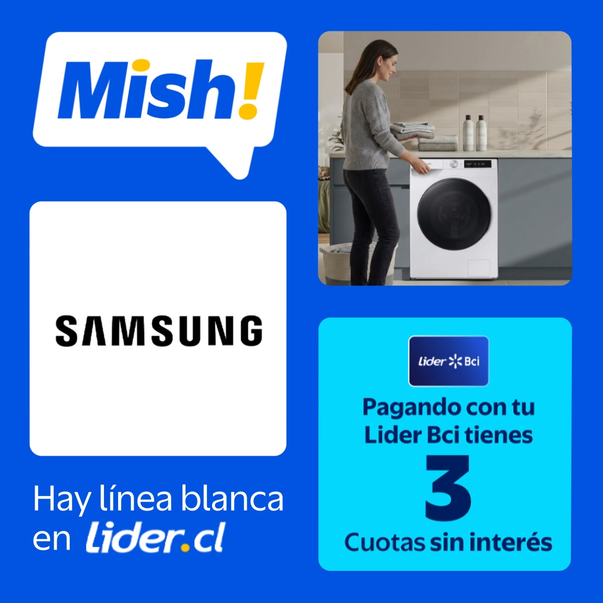 Lider Facebook ad: Hay línea blanca en Lider.cl