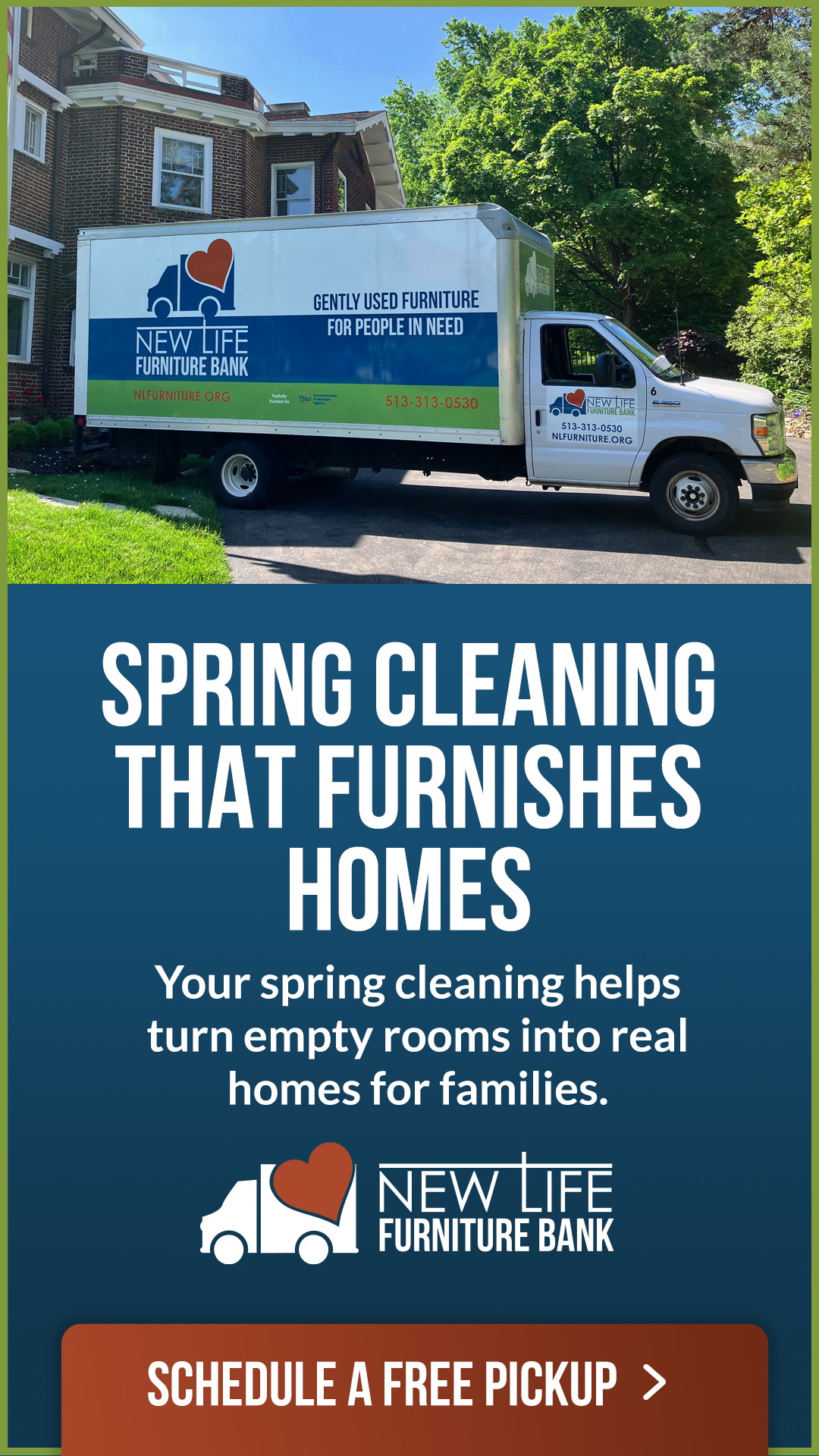 New Life Furniture Bank Facebook ad