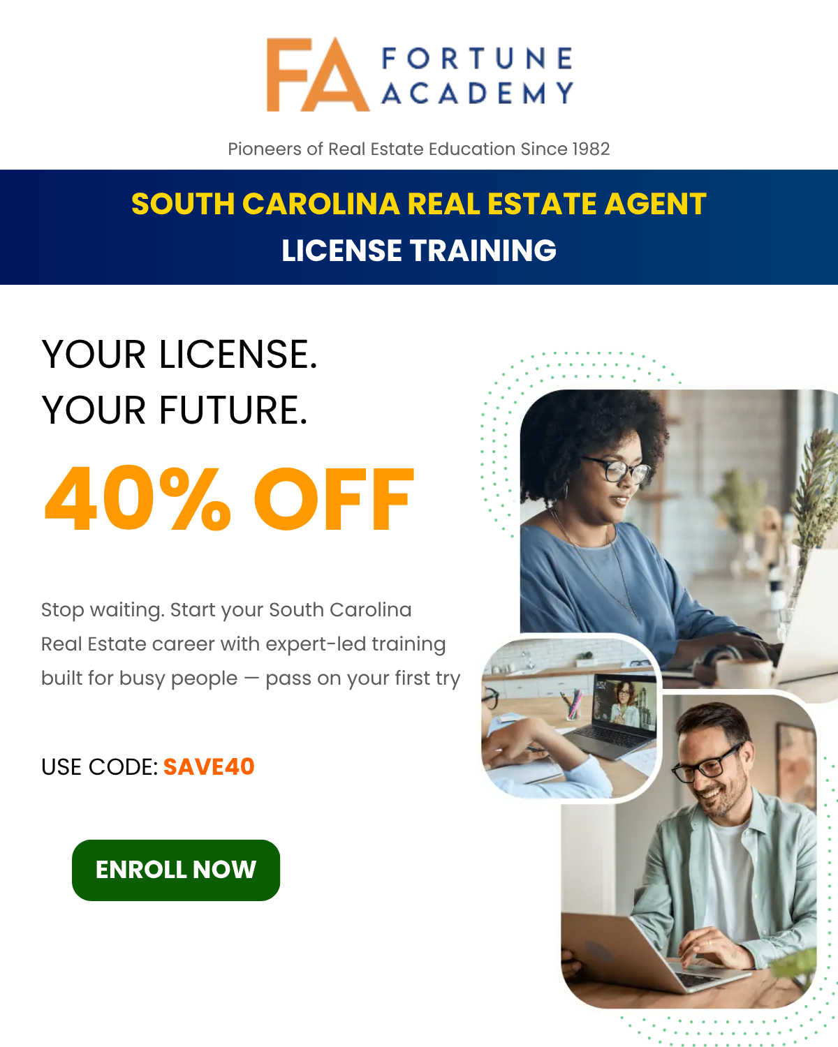 Fortune Academy of Real Estate Facebook ad from Jun 9, 2026