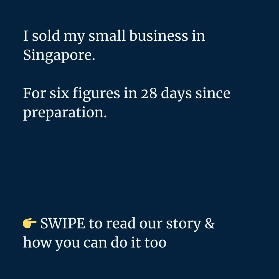 Sell My Business SG Facebook ad: How to Sell Your Business Yourself | Without Broker |…